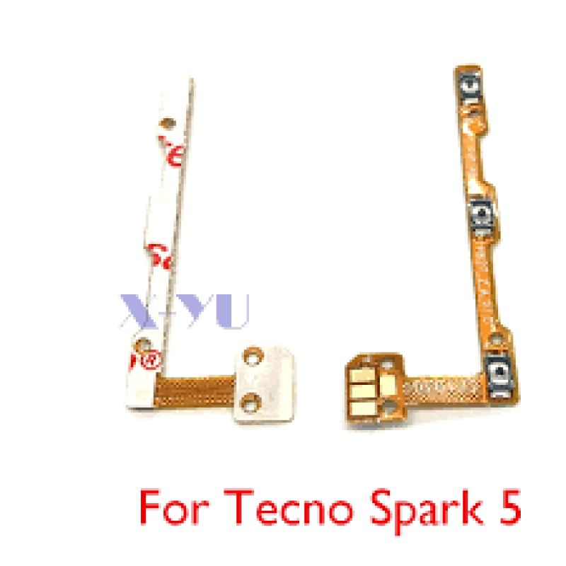 Tecno Spark 5 Uyumlu On Off Yan Ses Power Film Flex KE5 KD7S