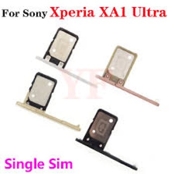 Sony Xperia XA1 Ultra Sim Kart Yuvası Tepsisi Siyah Çıkma Orijinal